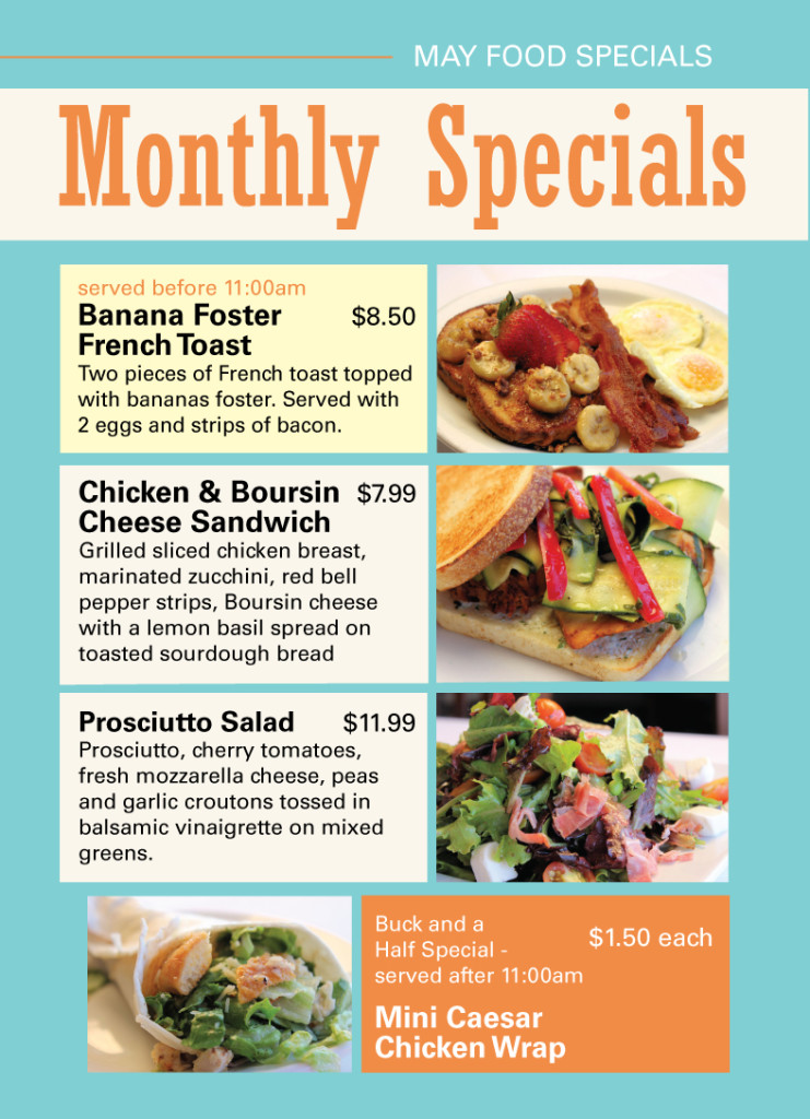 MacKenzie's Sports Bar and Grille May Food Specials - Haggin Oaks