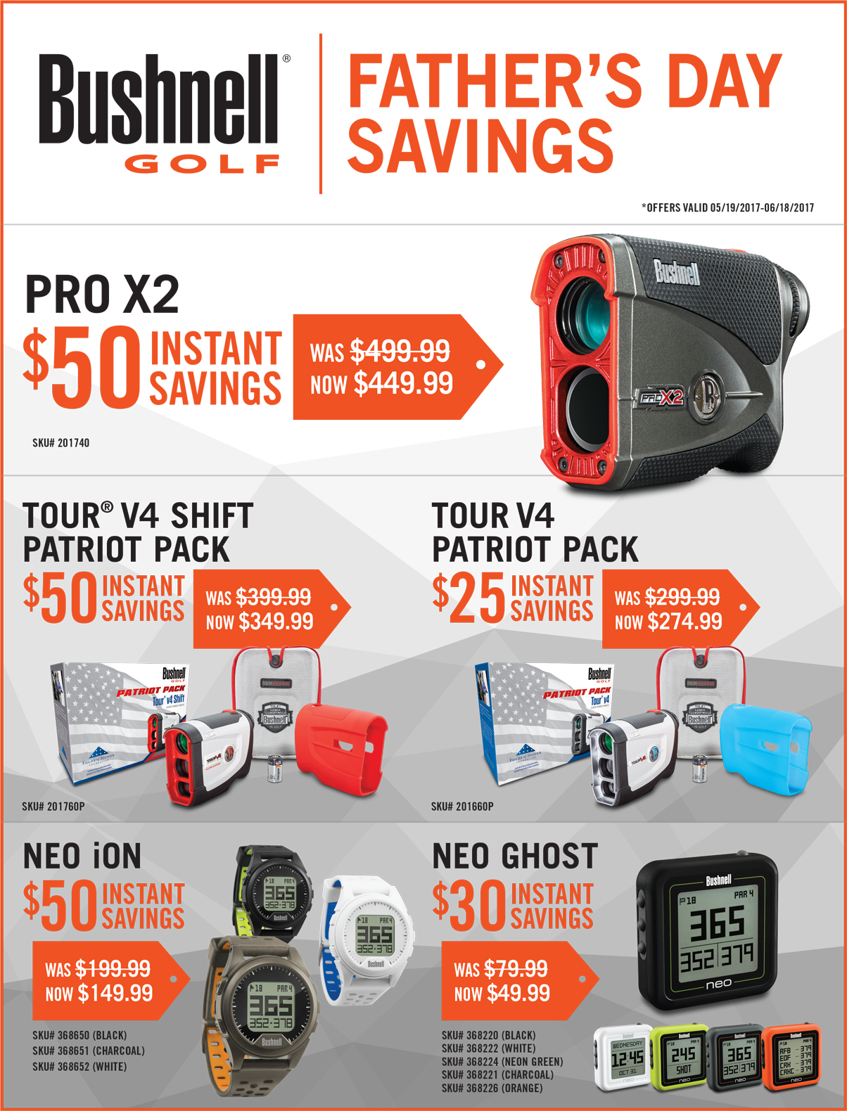 Bushnell Golf Father's Day Savings - Haggin Oaks