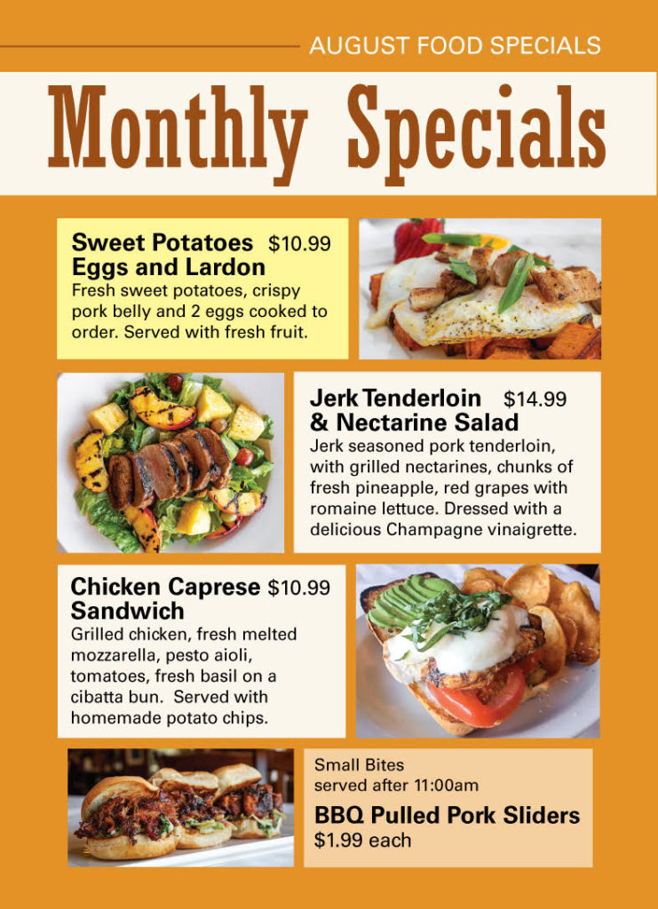 MacKenzie's Sports Bar and Grille August Food Specials - Haggin Oaks