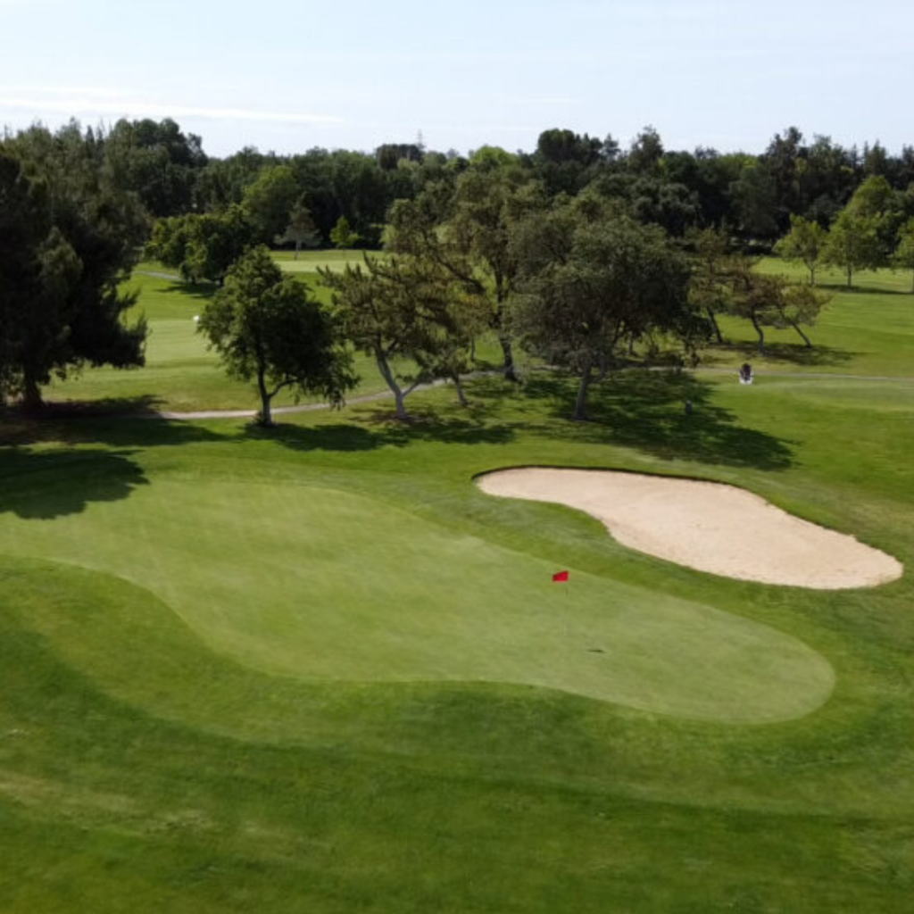 Arial photo of Express 9 Golf Course at Bing Maloney