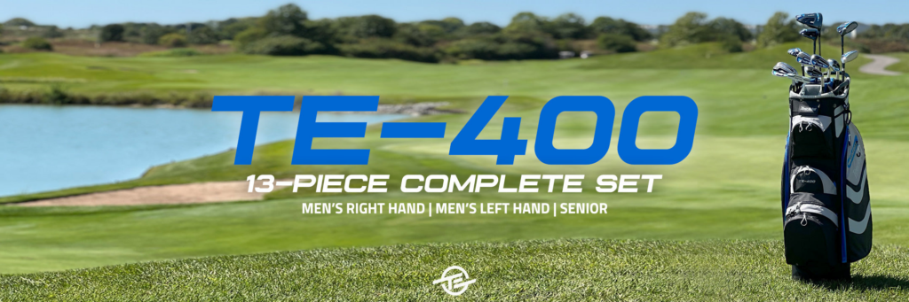 Tour Edge TE 400 Complete Set on golf course 