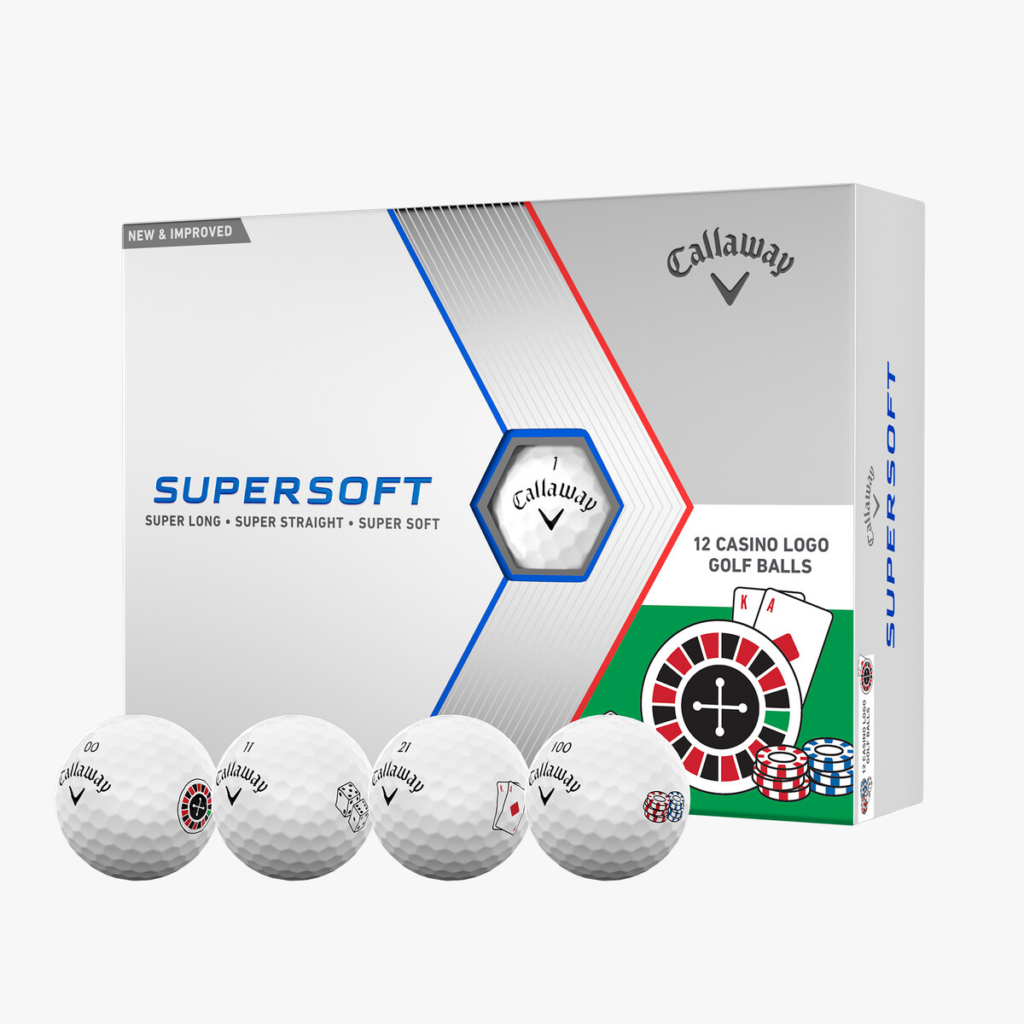 Callaway Super Soft Casino Golf Ball Box front