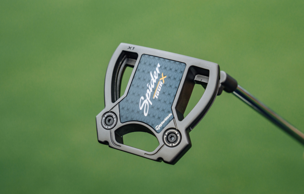 Sole view of Spider Tour X putter 