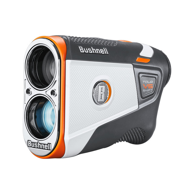 White, grey and orange rangefinder