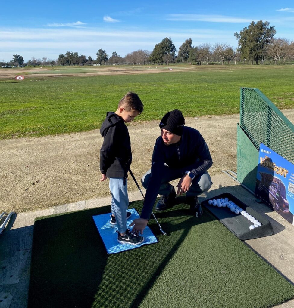 Junior Golfer and Teacher